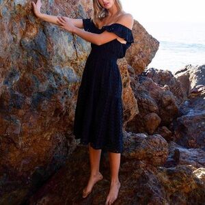 Bell by Alicia Bell ruffle black eyelet dress